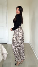 Load image into Gallery viewer, Zebra Barrel Pants
