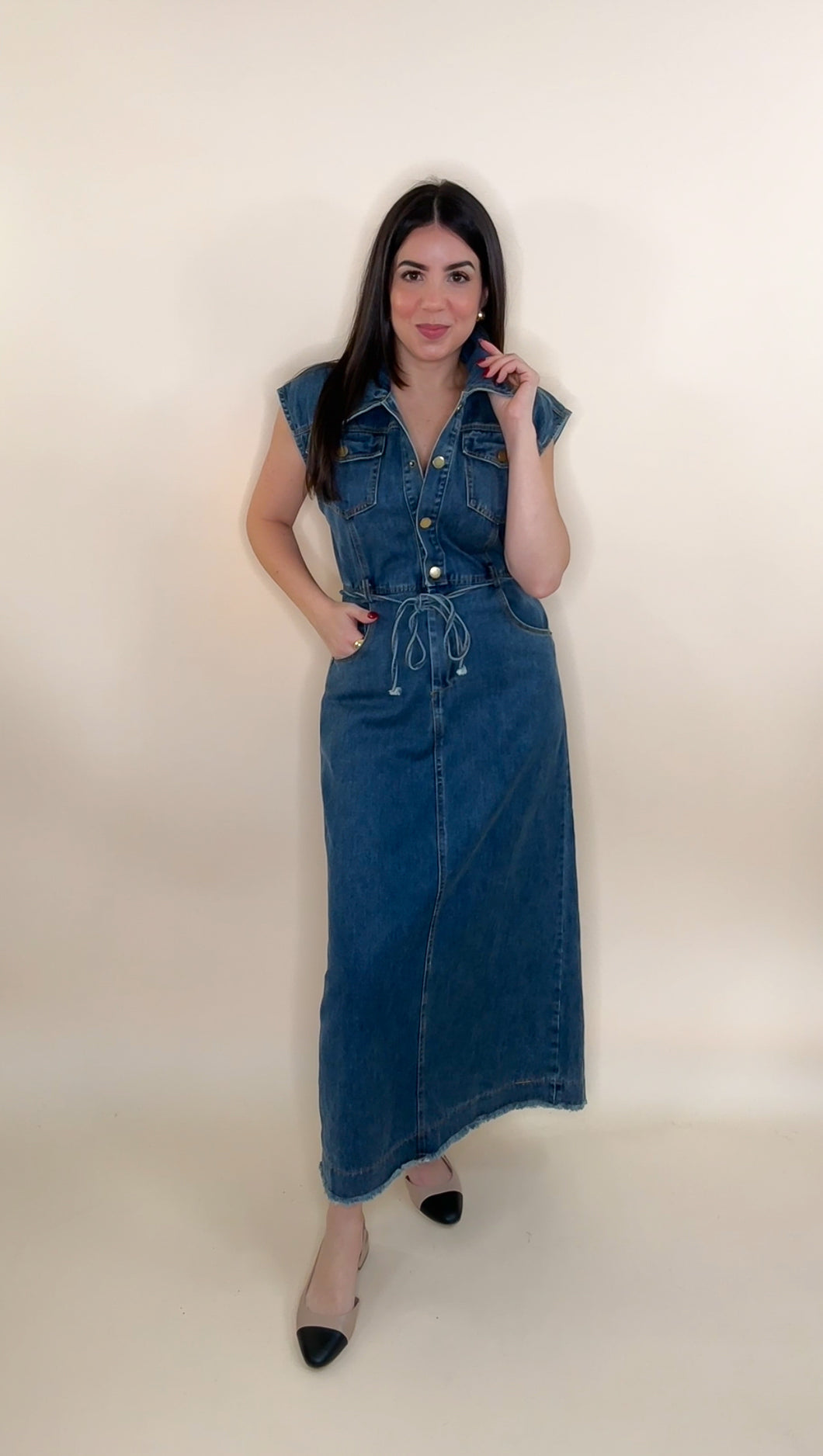 Carlota Denim Dress