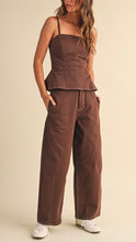 Load image into Gallery viewer, Tinna Two Piece Set - Brown
