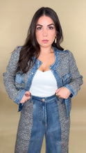 Load image into Gallery viewer, Denim Tweed Two Piece Set
