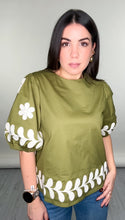 Load image into Gallery viewer, Carolin Embroidered Blouse
