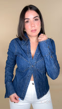 Load image into Gallery viewer, Denim Long Sleeve Top
