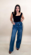 Load image into Gallery viewer, Fashionista Asymmetric Denim Pants
