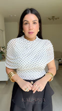 Load image into Gallery viewer, Yeli Polka Dots Top
