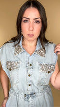 Load image into Gallery viewer, Morita Denim Jumpsuit - Light Blue
