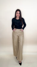 Load image into Gallery viewer, Valentina Faux Leather Pants - Gold
