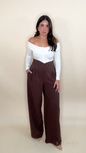 Load image into Gallery viewer, Kriss Palazzo Pants Brown
