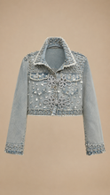 Load image into Gallery viewer, Statement Piece Denim Jacket
