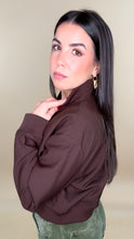 Load image into Gallery viewer, Molly Bomber Jacket - Chocolate
