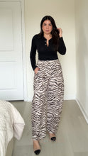 Load image into Gallery viewer, Zebra Barrel Pants
