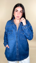 Load image into Gallery viewer, The Soft Denim Shirt Jacket
