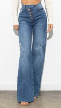 Load image into Gallery viewer, Adela Asymmetrical Waist Jeans
