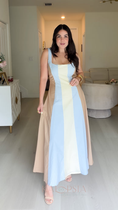 knee length dresses for ladies Larissa Halter Maxi Dress main image 0