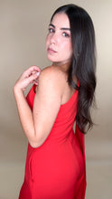 Load image into Gallery viewer, Lady in Red Jumpsuit
