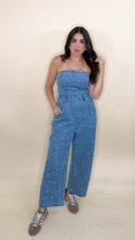 Load image into Gallery viewer, Stars Barrel Denim Jumpsuit
