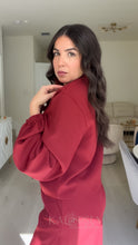 Load image into Gallery viewer, Alice Two Piece Set - Wine

