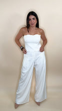 Load image into Gallery viewer, Waves Strapless Two Piece Set - White
