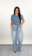 Load image into Gallery viewer, Adela Asymmetrical Waist Jeans
