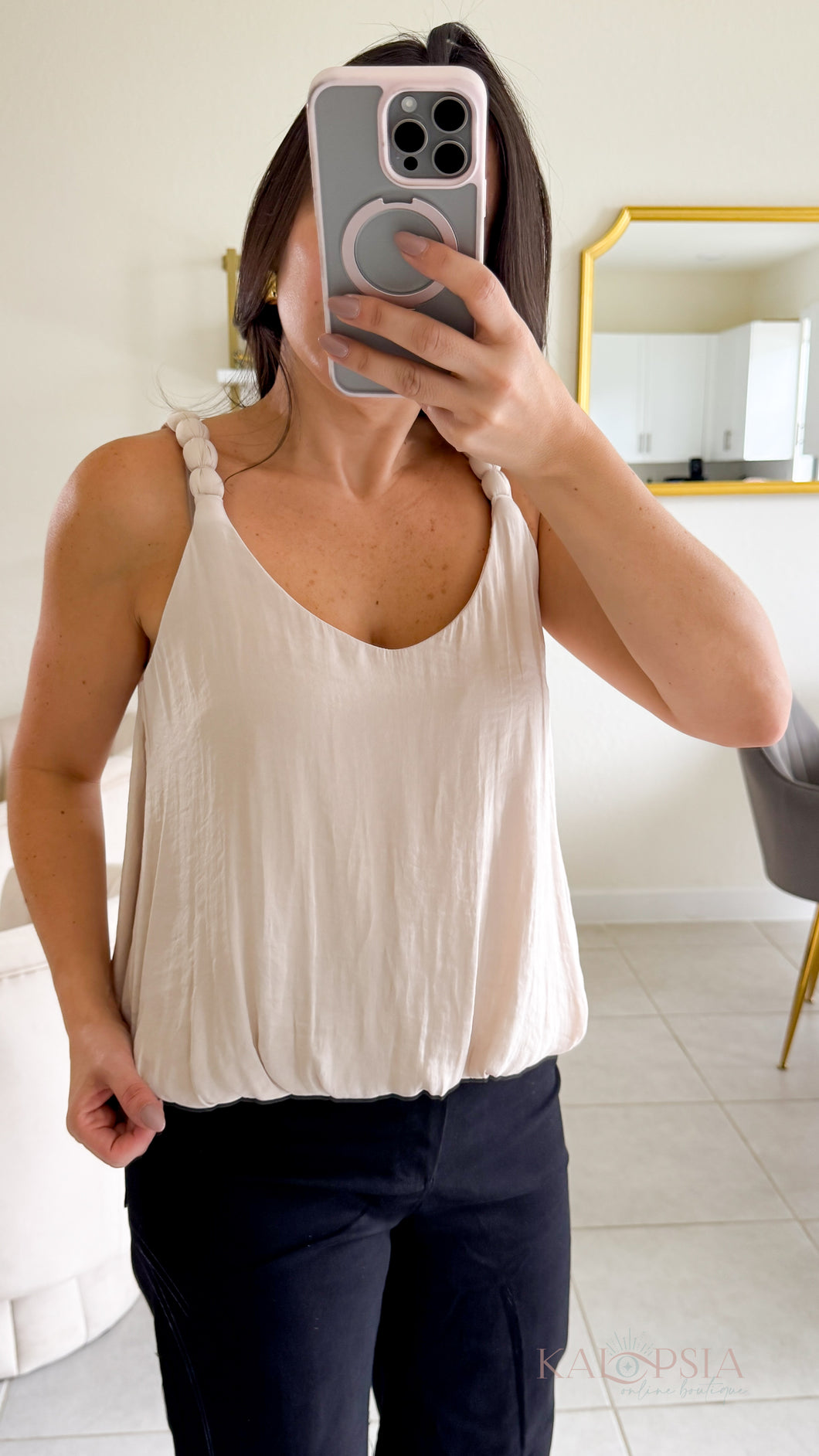 Cristal Top - Ivory