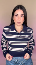 Load image into Gallery viewer, Stripped Long Sleeve Top - 2 colors
