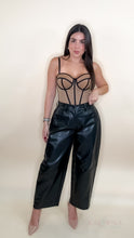 Load image into Gallery viewer, Faux Leather Barrel Pants
