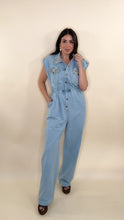 Load image into Gallery viewer, Morita Denim Jumpsuit - Light Blue
