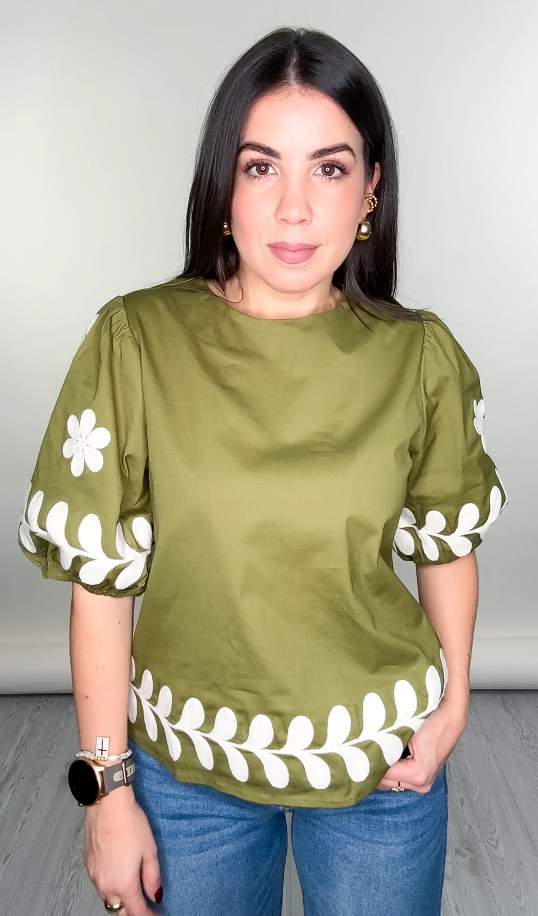 Carolin Embroidered Blouse