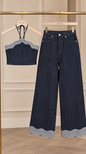 Load image into Gallery viewer, Trina Denim Two Piece Set
