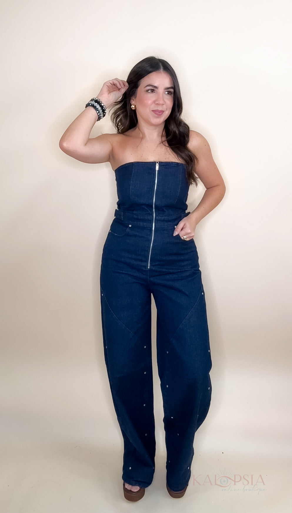 Leri Denim Jumpsuit