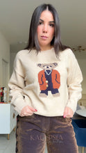 Load image into Gallery viewer, Bear Sweater Beige
