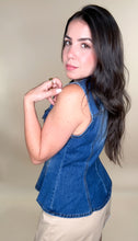 Load image into Gallery viewer, Lismar Denim Vest Top
