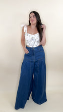 Load image into Gallery viewer, Ginny Wide Leg Denim Pants
