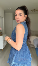 Load image into Gallery viewer, Vicky Denim Two Piece Set
