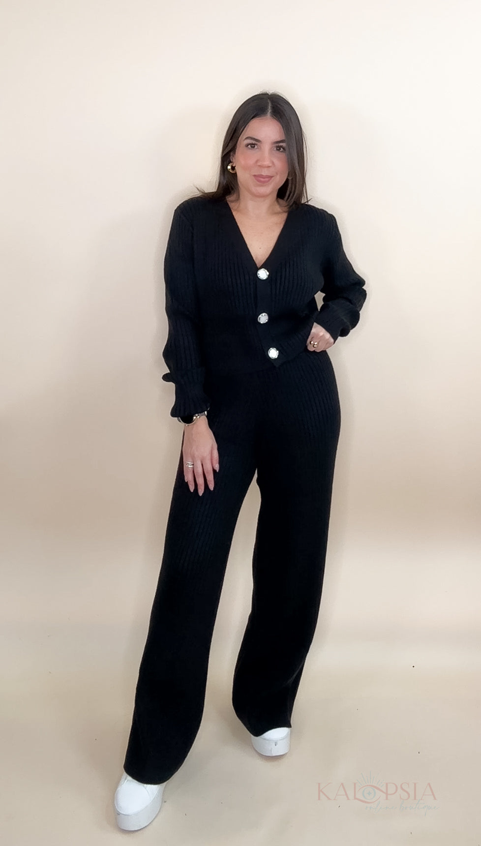 Yury Two Piece Set - Black