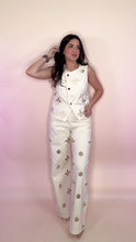 Load image into Gallery viewer, Embroidered Pearls Denim Set
