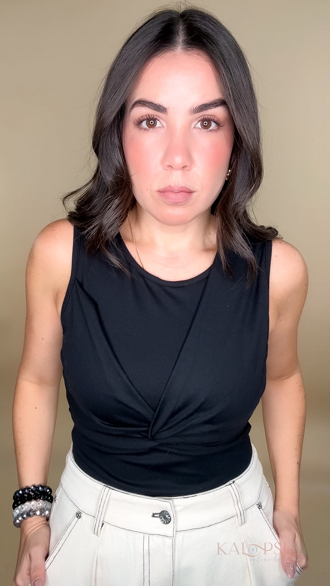 Alice Asymmetrical Bodysuit - Black