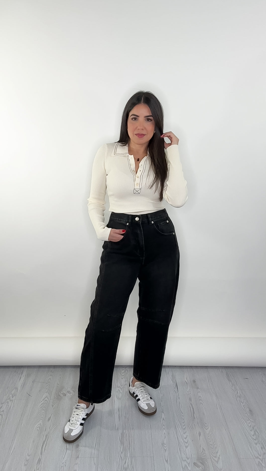 Lisa Barrel Jeans