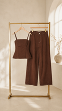 Load image into Gallery viewer, Tinna Two Piece Set - Brown
