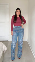 Load image into Gallery viewer, Bandana Print Jeans
