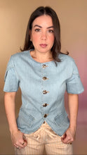 Load image into Gallery viewer, Lirio Denim Blouse
