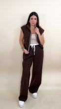Load image into Gallery viewer, Lotus Two Piece Set - Brown
