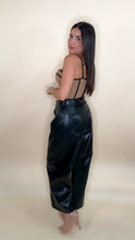 Load image into Gallery viewer, Faux Leather Barrel Pants

