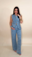 Load image into Gallery viewer, Novelette Denim Two Piece Set

