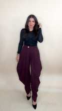 Load image into Gallery viewer, The Dressy Balloon Pants - Burgundy
