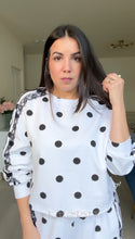 Load image into Gallery viewer, Dots &amp; Lace Comfy Set
