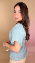 Load image into Gallery viewer, Lirio Denim Blouse
