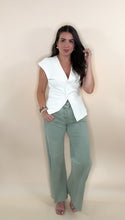 Load image into Gallery viewer, Pistachio Tummy Control Jeans
