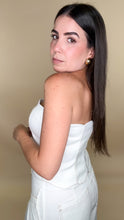 Load image into Gallery viewer, Waves Strapless Two Piece Set - White
