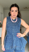 Load image into Gallery viewer, Vicky Denim Two Piece Set
