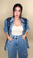 Load image into Gallery viewer, Deluxe Denim Two Piece Set
